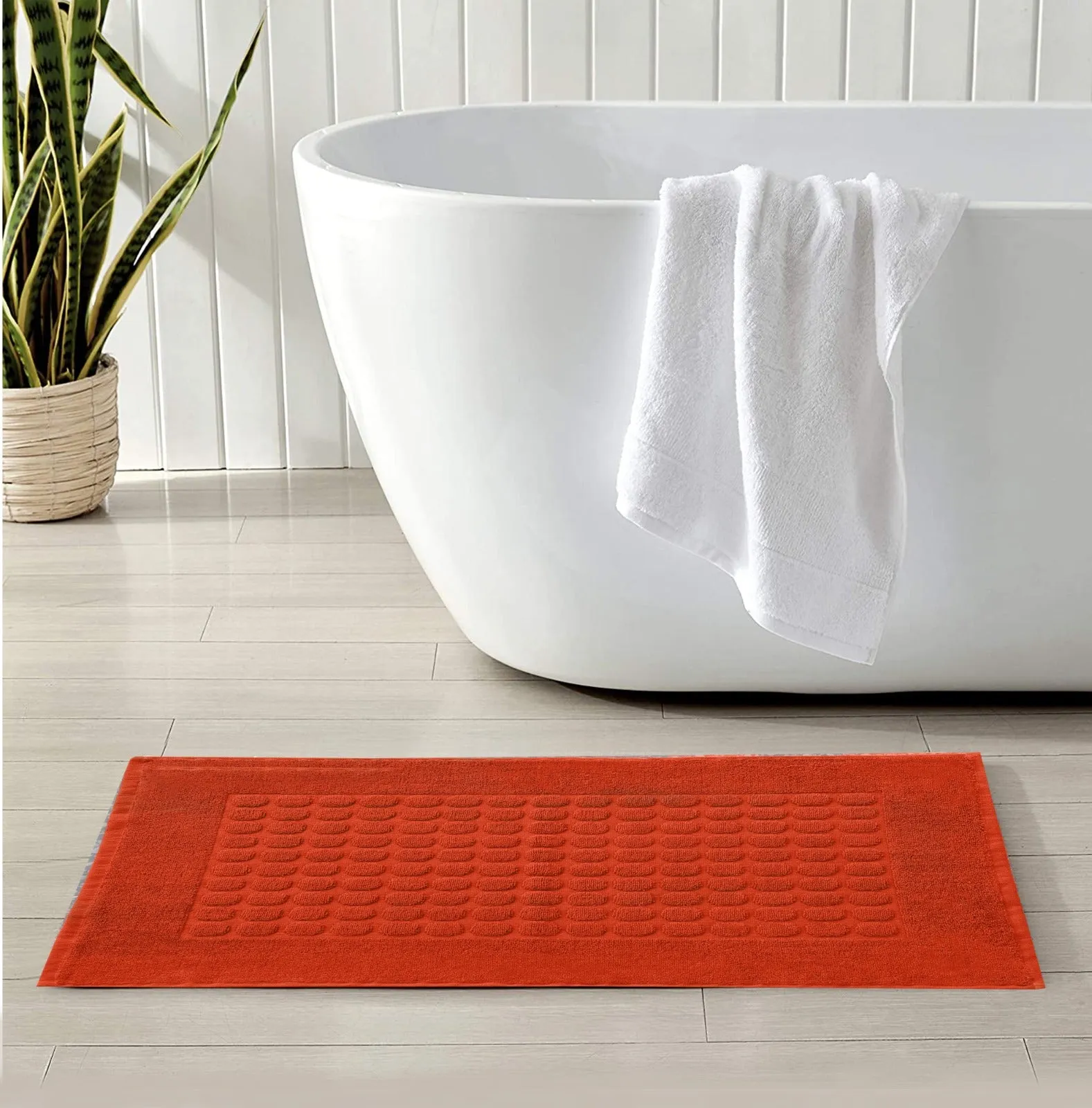 2Pcs 100% Cotton Bath Mat-Slush