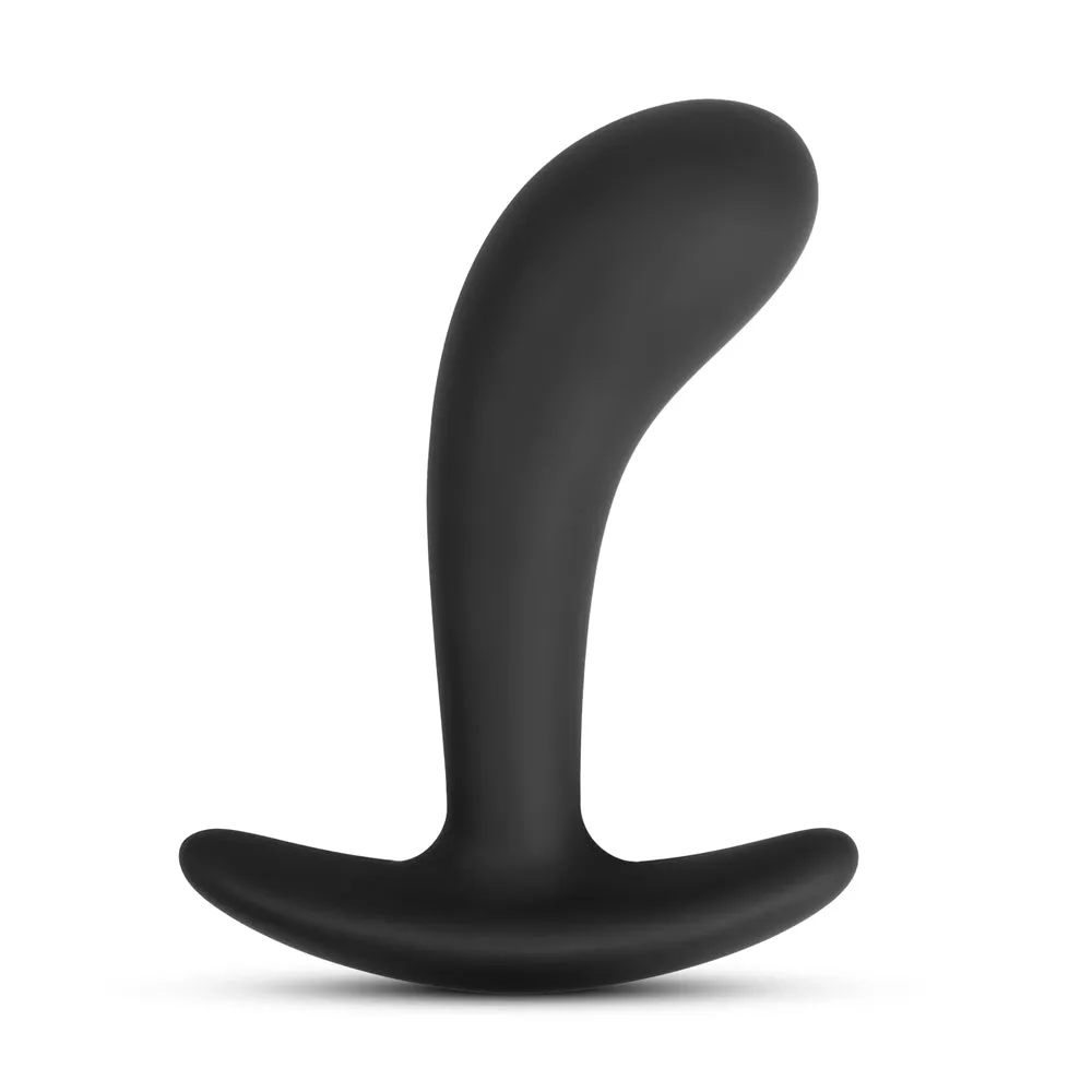 3 Pcs Black Silicone Anal Butt Plug Set ( Type III )