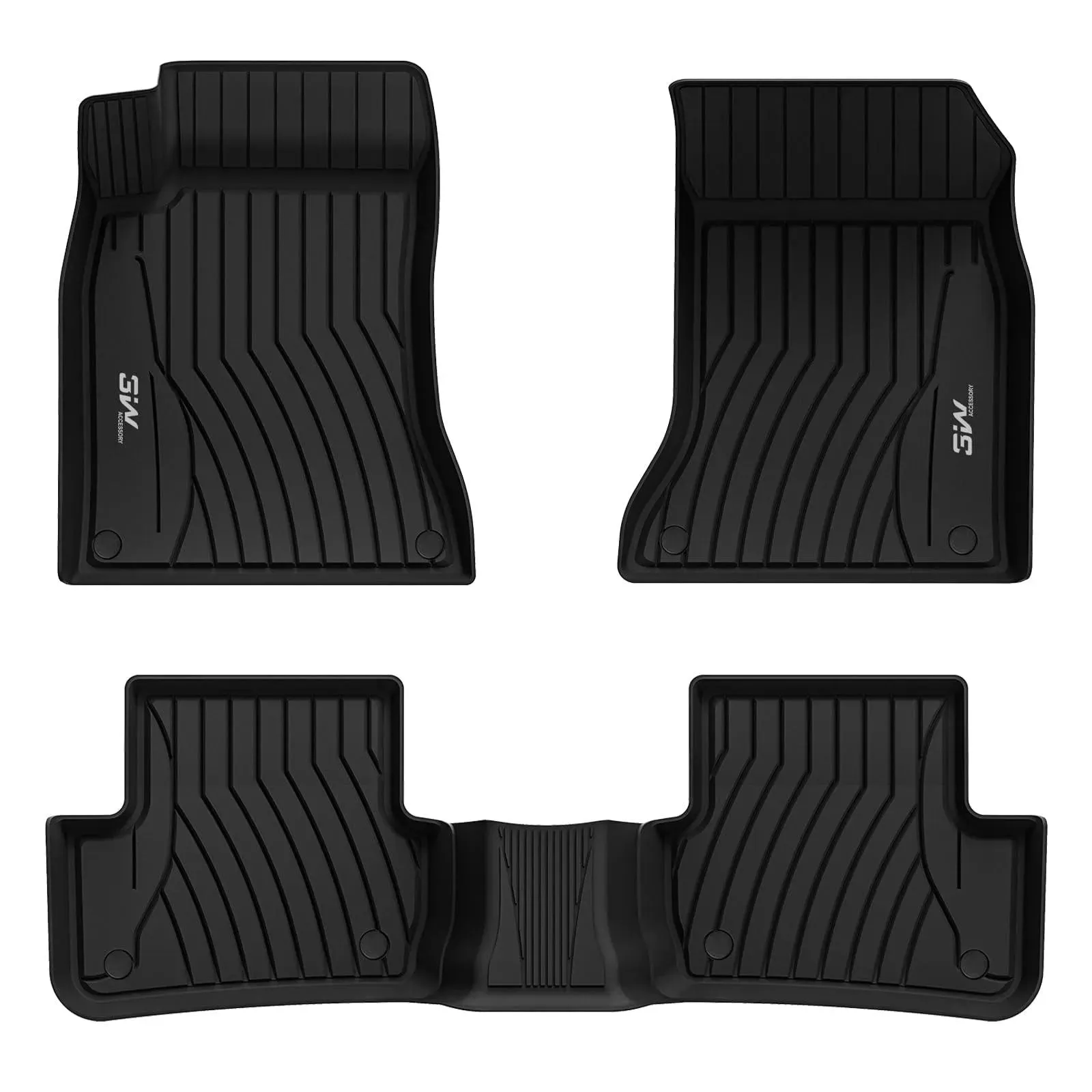 3W Mercedes-Benz GLA 2015-2020 Custom Floor Mats TPE Material & All-Weather Protection