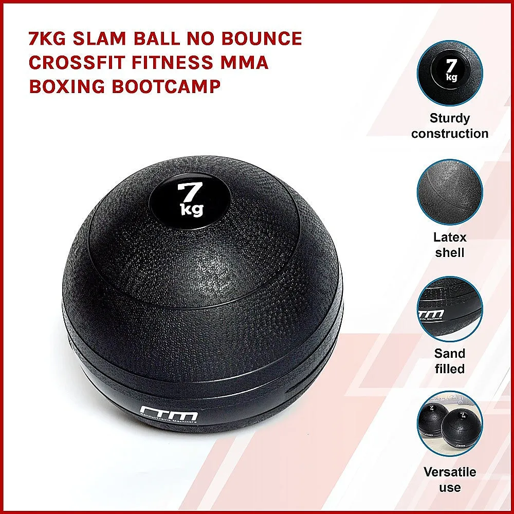 7kg No Bounce Slam Ball for Crossfit, MMA, Bootcamp