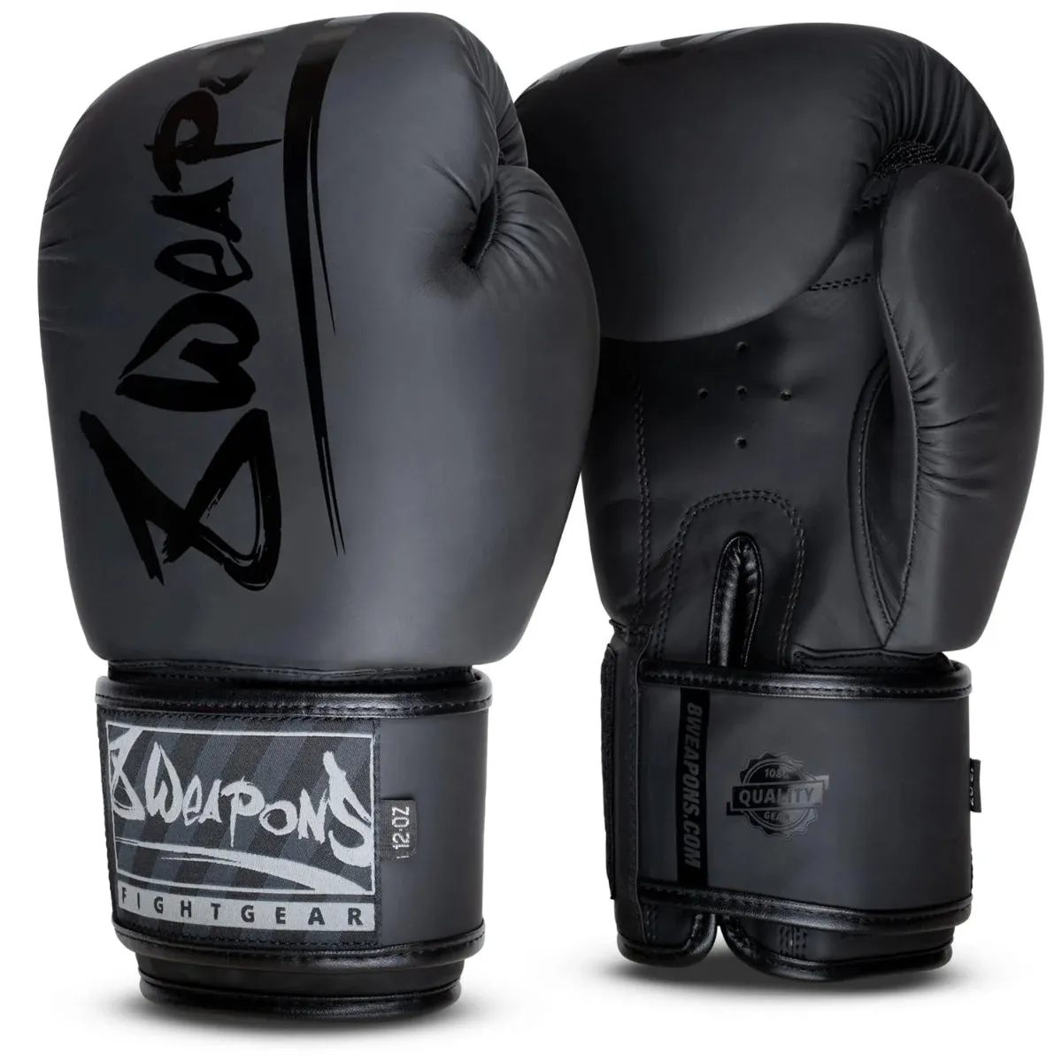 8 Weapons Unlimited 2.0 Boxing Gloves Black/Black