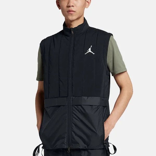 Air Jordan AS 23 ENGINEERED QUILTED VEST Casual Training Black