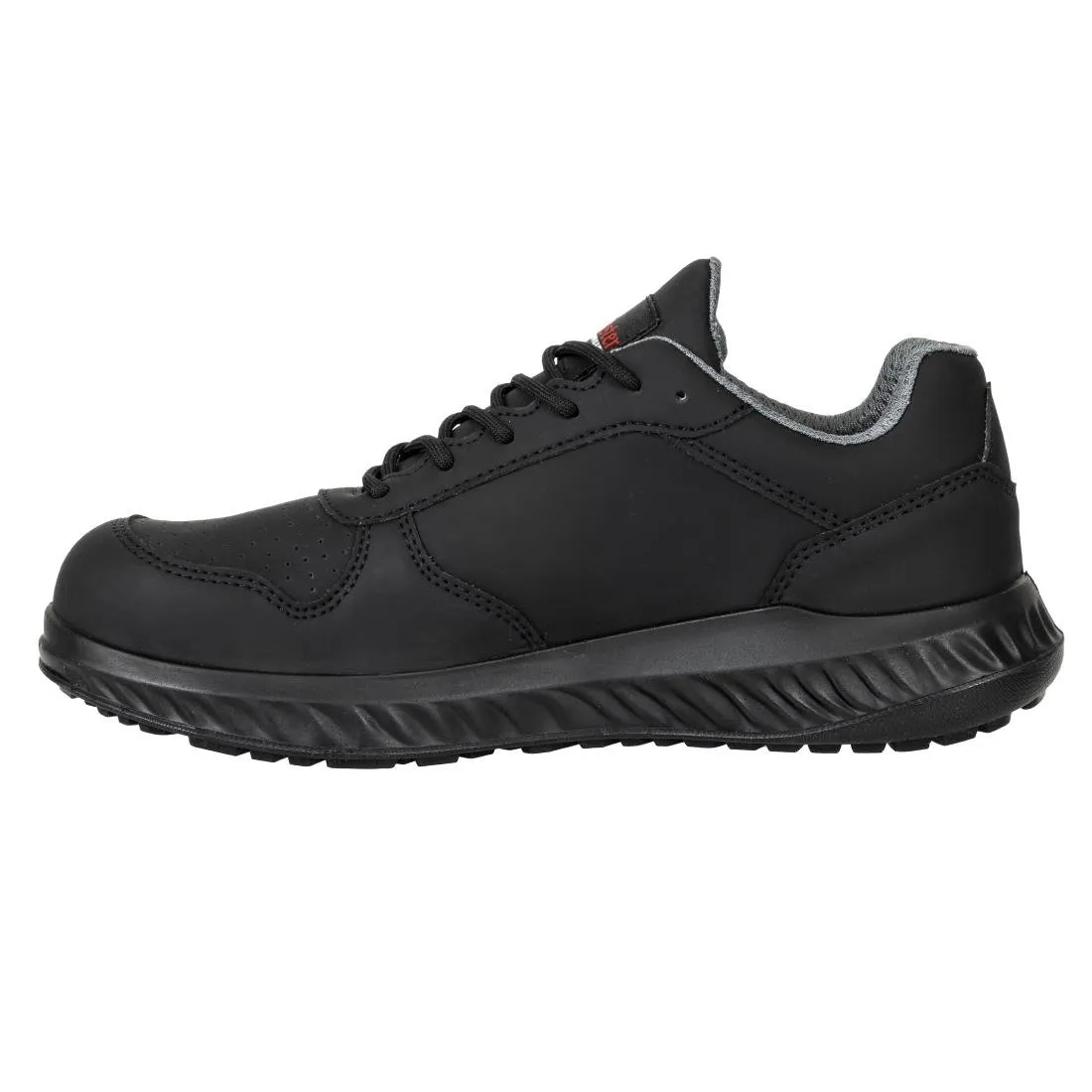 BA063-41 Slipbuster Recycled Microfibre Trainers Matte Black 41