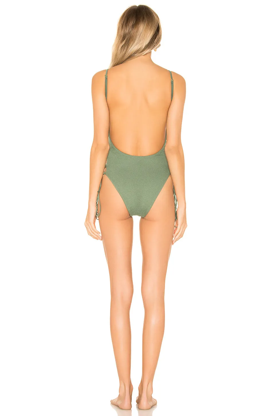 Blue Life Swim Suit Mermaid One Piece Seaweed