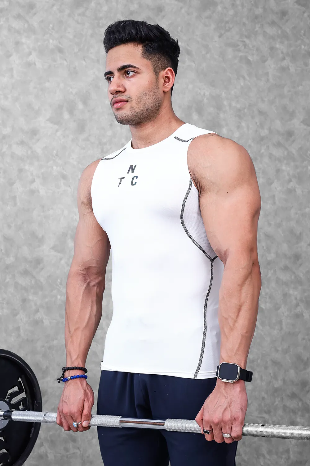 Critical Compression Tank top- White