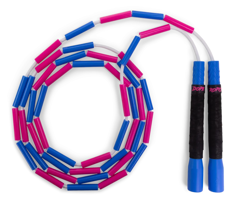 Dope Ropes Heavy Beaded Fitness Jump Rope (1/2 lb)