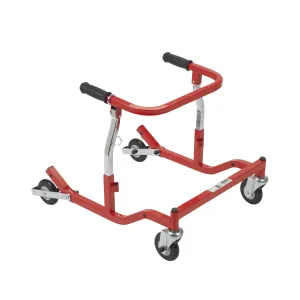 Drive Medical pe tyke Anterior Rehab Safety Roller, Fixed Width, Tyke, Red