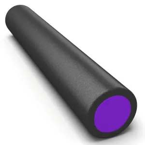 Foam Roller EPE Yoga Pilates - Black/Purple