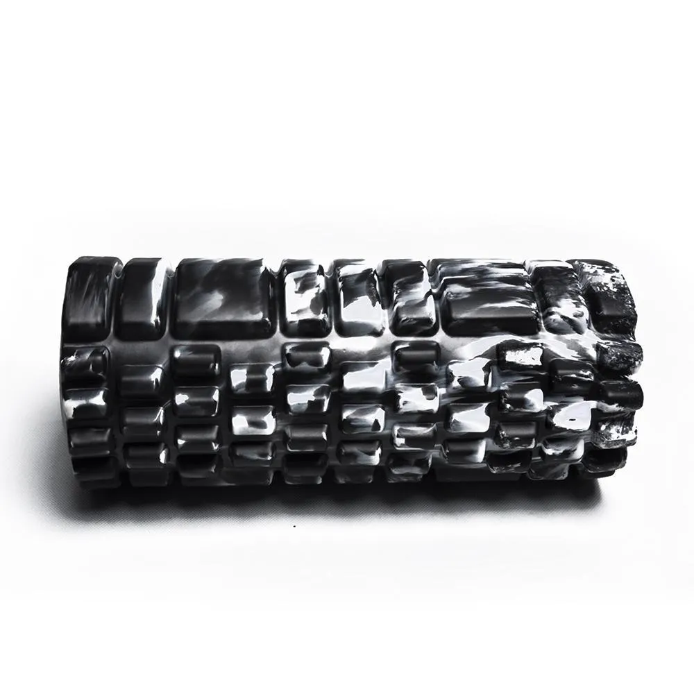 Foam Roller Yoga Pilates Massage 34cm x 14cm - Black/White