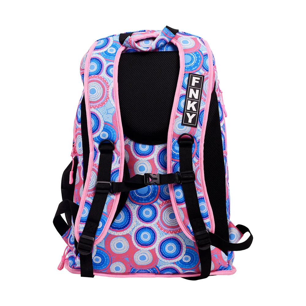 Funky Elite Squad Bundjalung Blue Back Pack