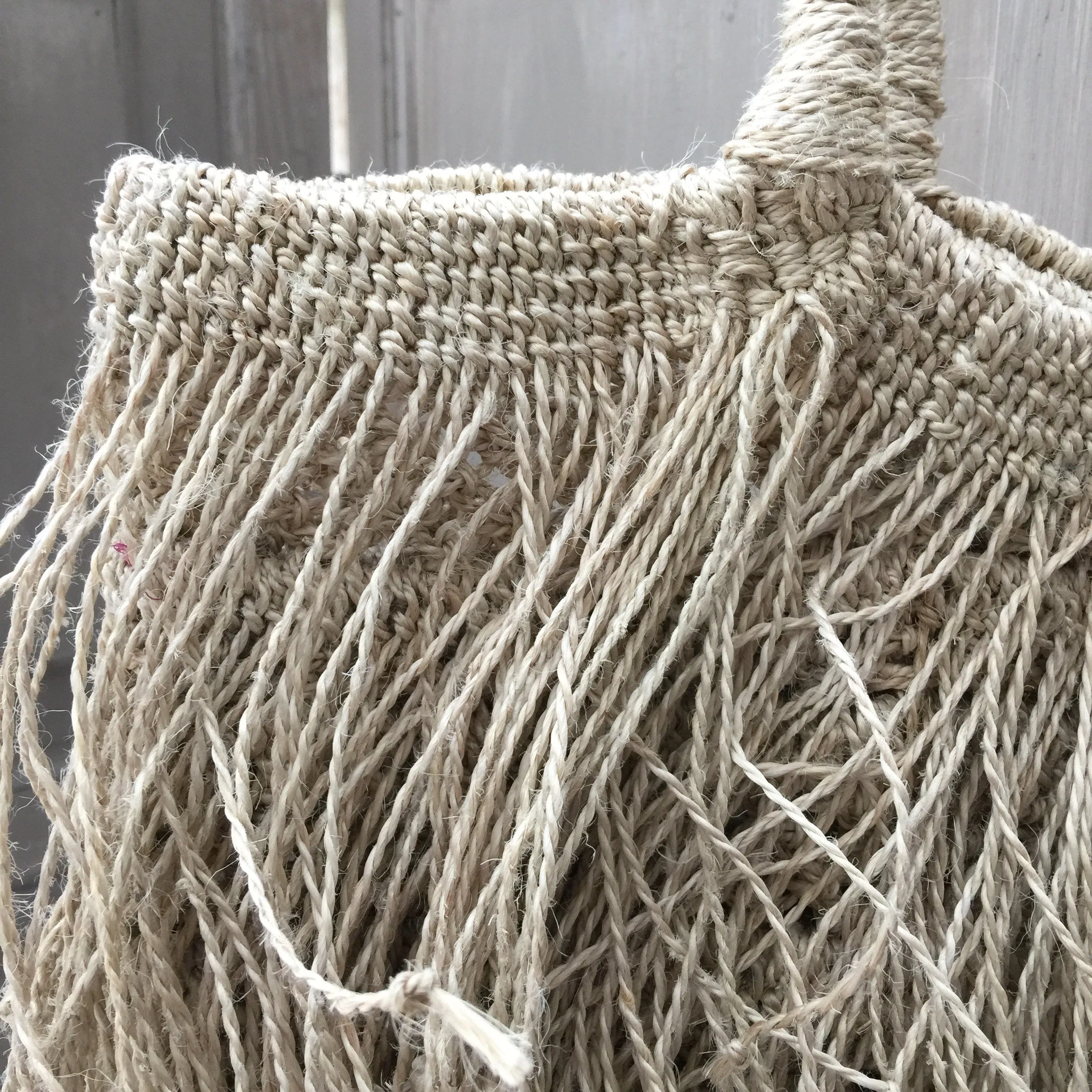 Funky Fringed Jute Bag