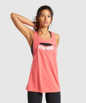 Gymshark Cut Out Vest - Coral