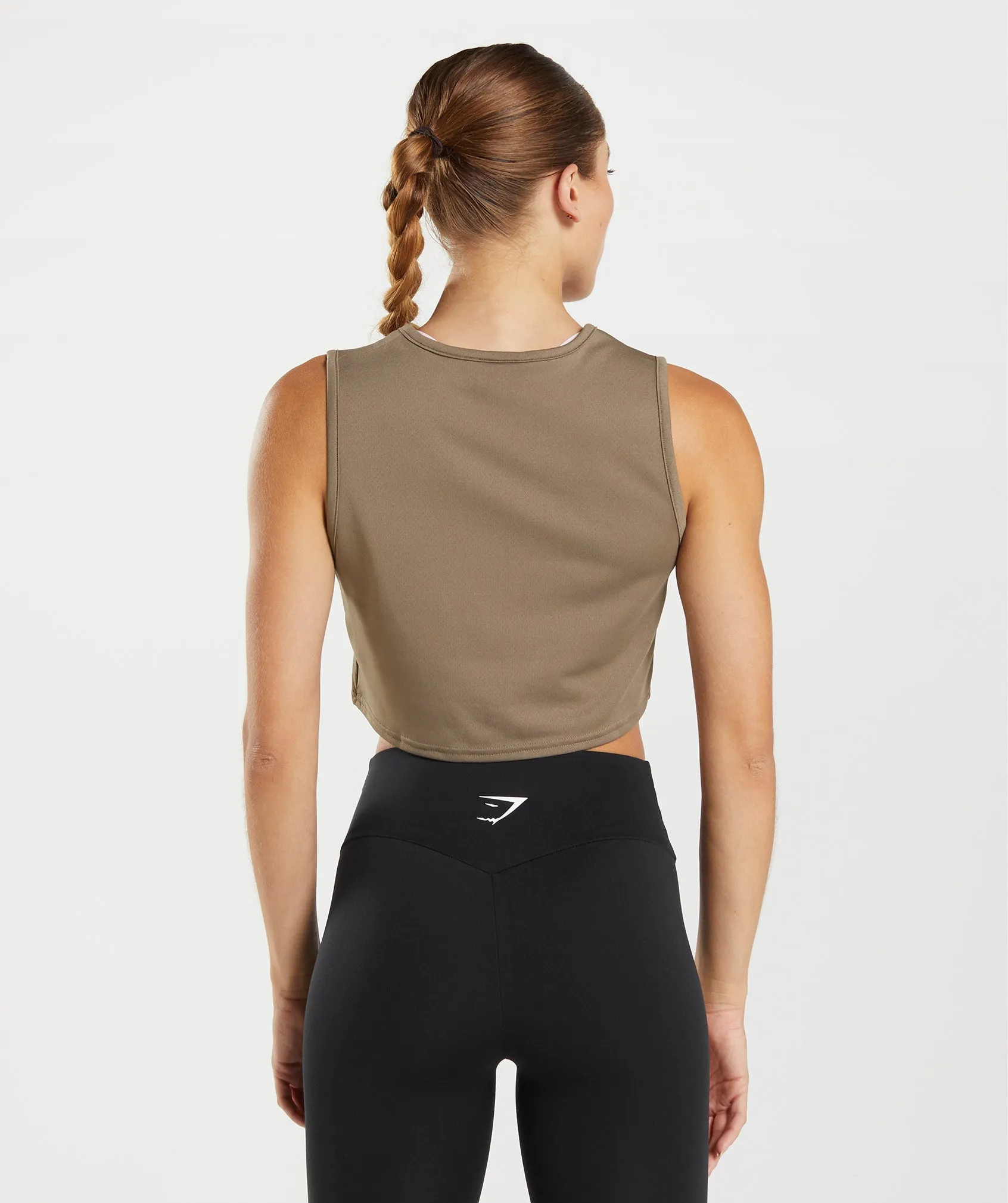 Gymshark Training Crop Tank - Soul Brown