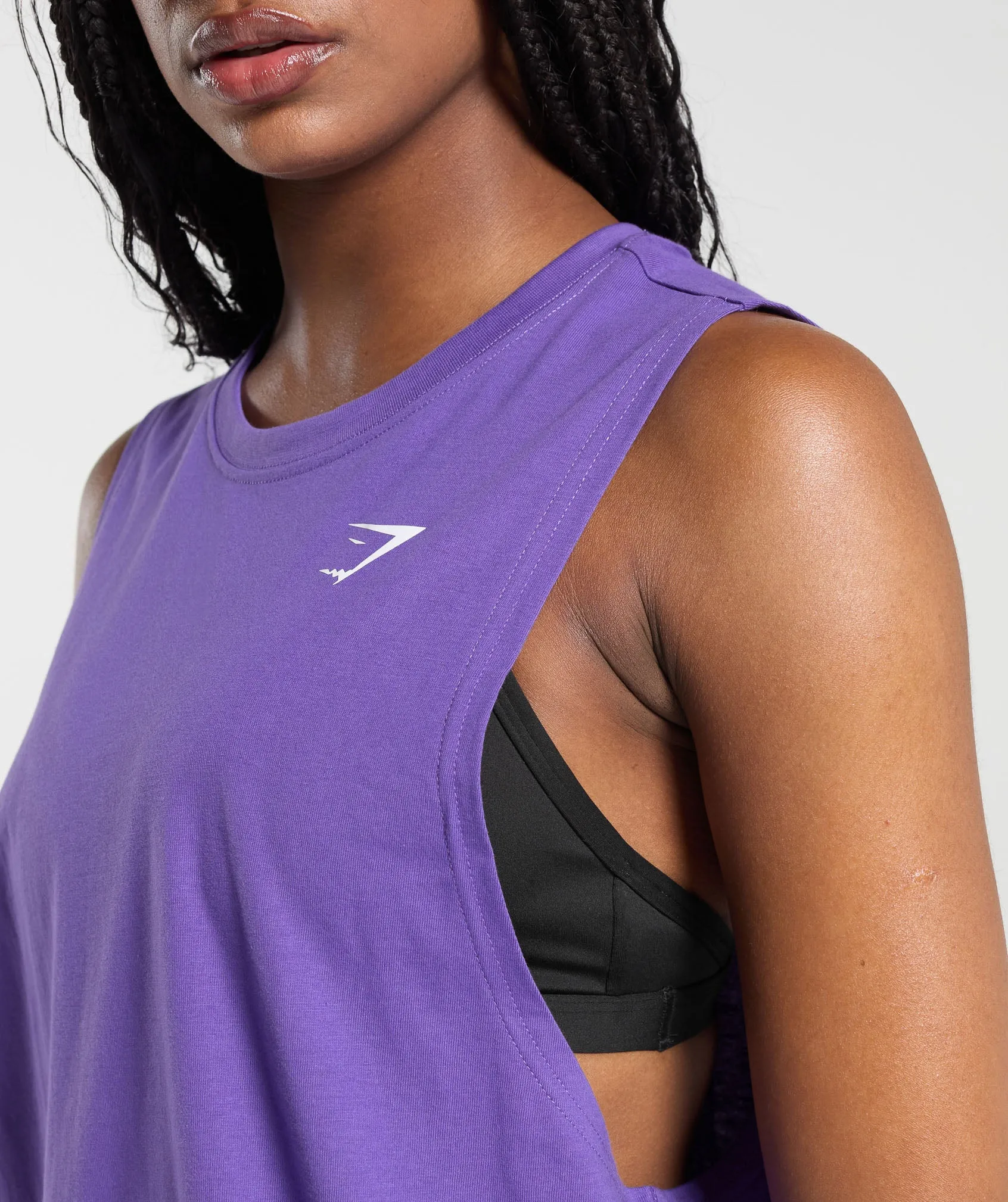 Gymshark Training Drop Arm Tank - Stellar Purple