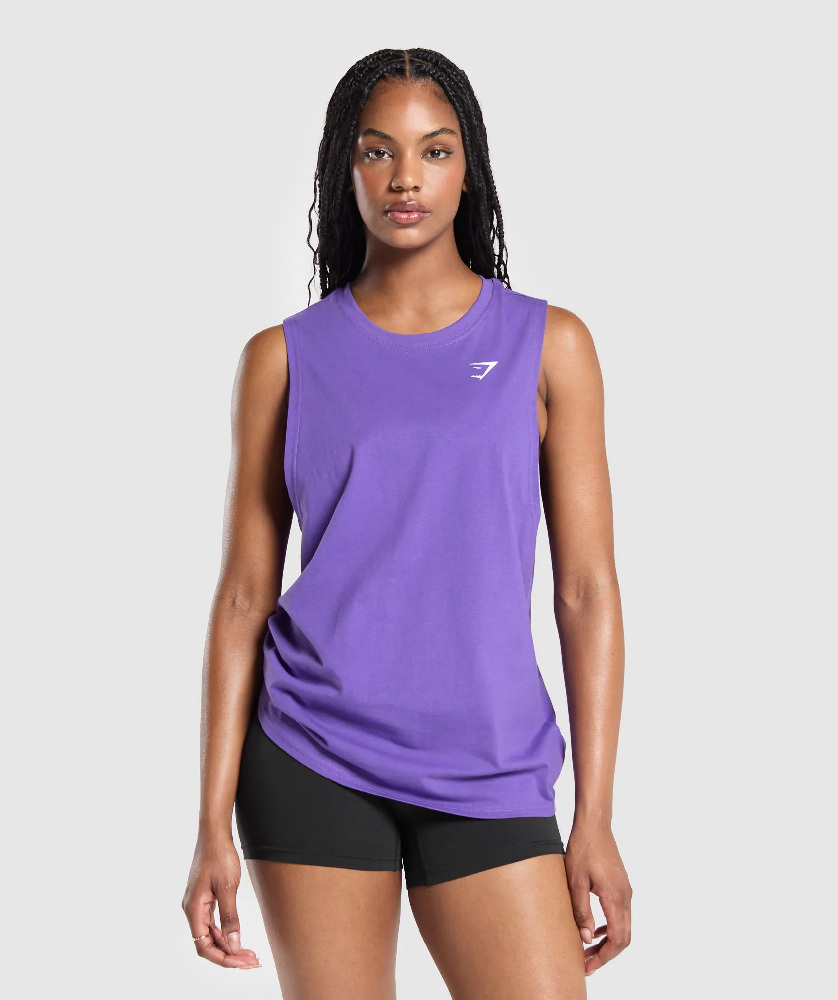 Gymshark Training Drop Arm Tank - Stellar Purple