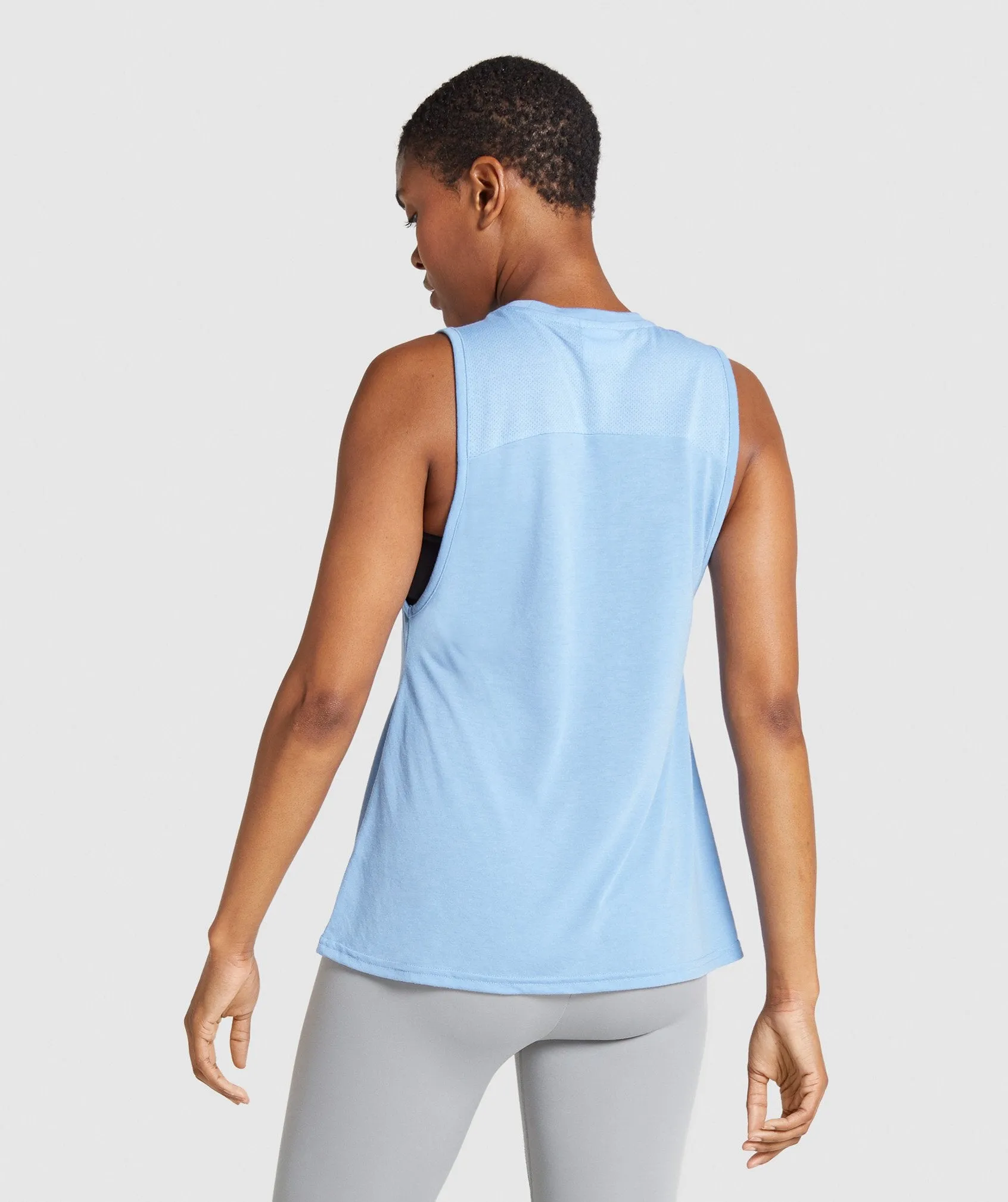 Gymshark Training Mesh Tank - Light Blue