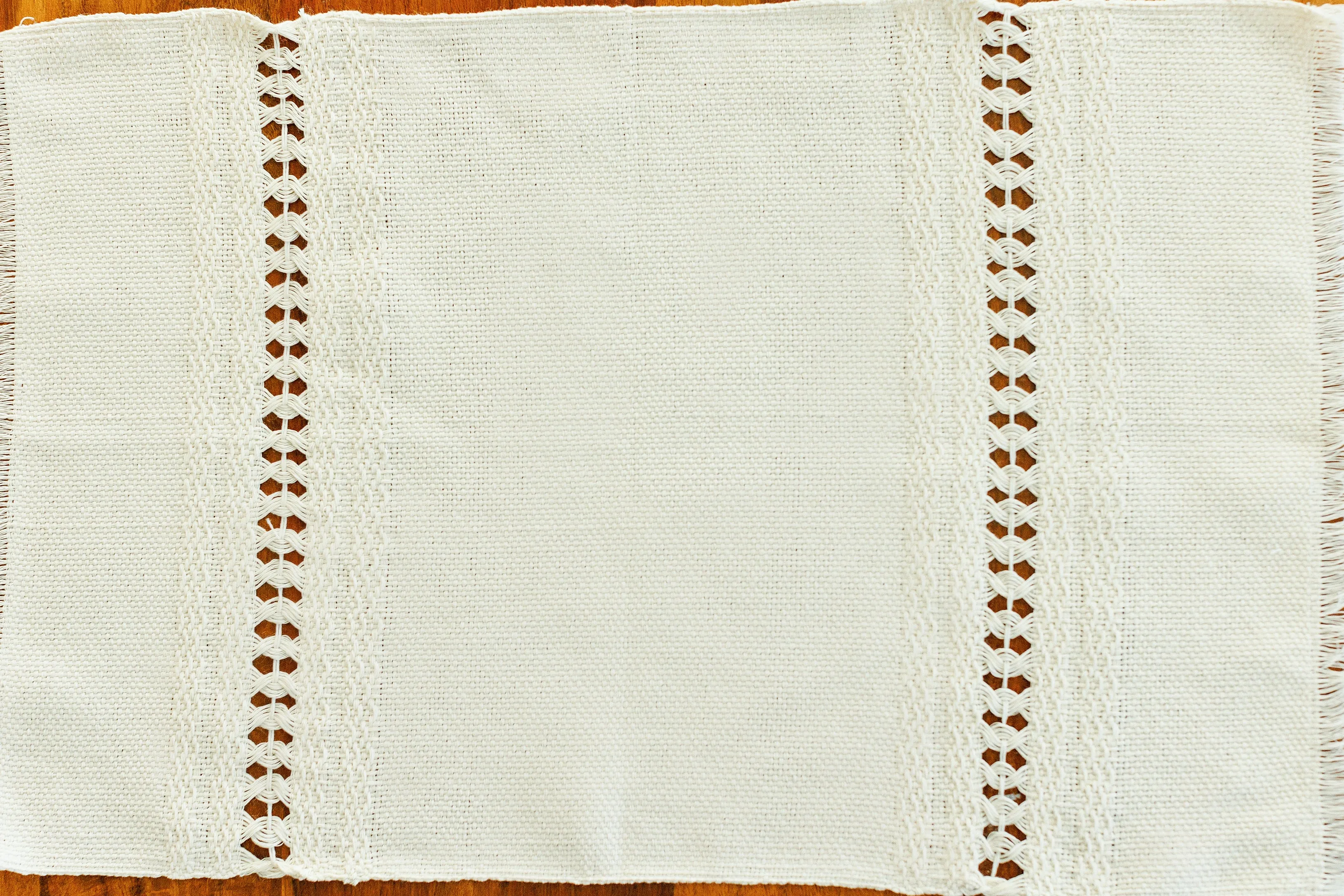 Hand Woven Placemat - Natural Cotton