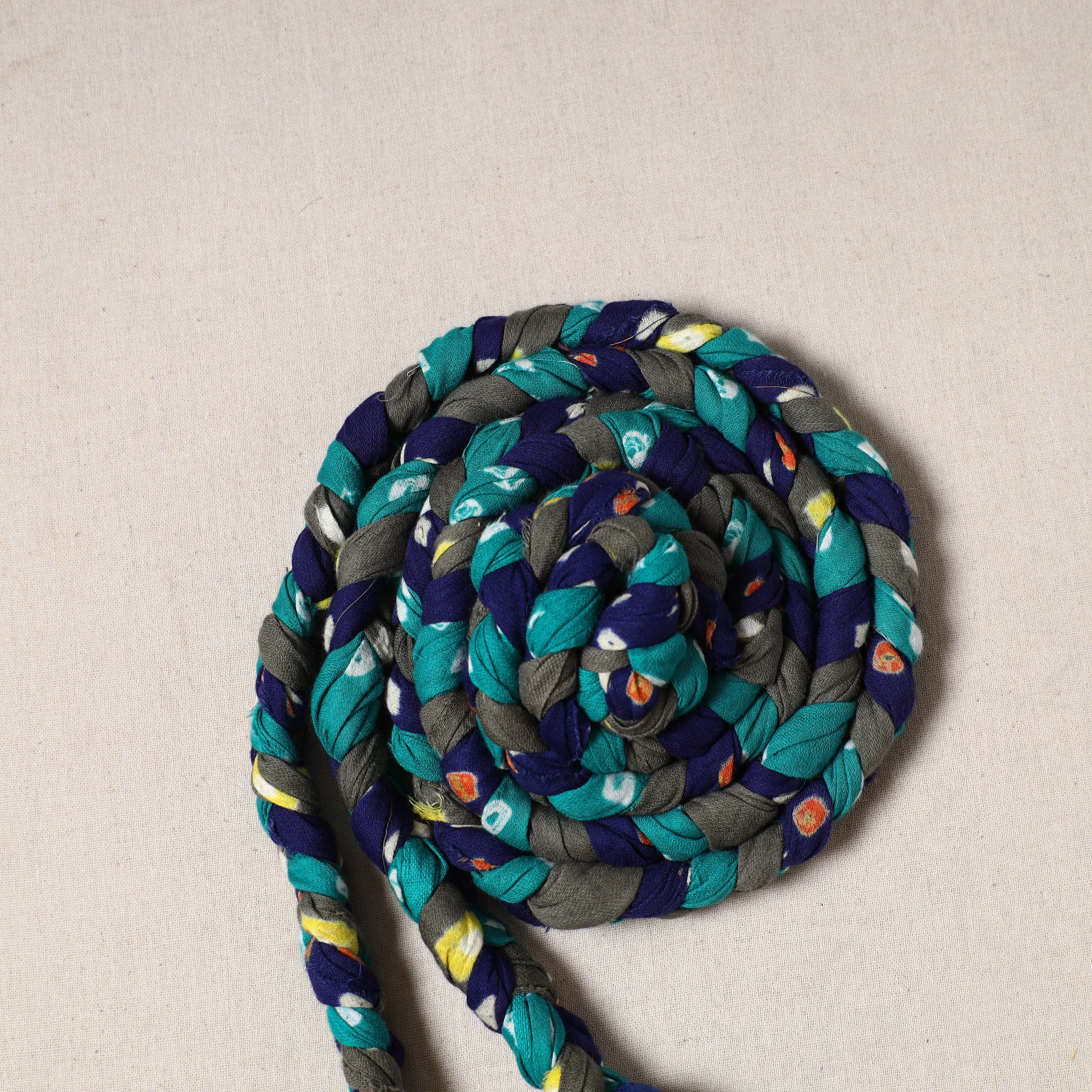 Handmade Upcycled Fabric Skipping Jump Rope 26