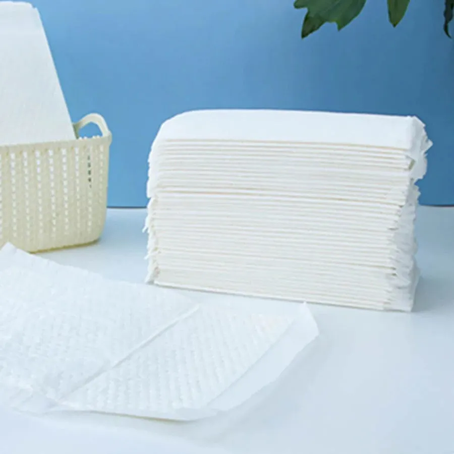 Little Story Disposable Diaper Changing Mats - Pack of 50pcs (White)