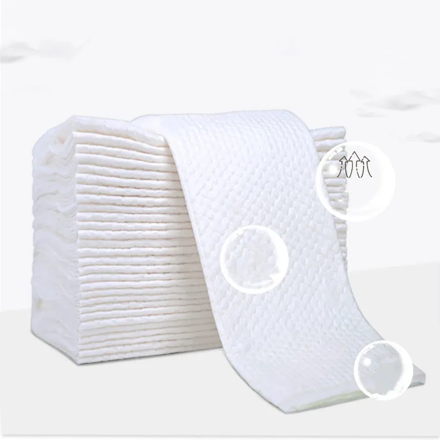 Little Story Disposable Diaper Changing Mats - Pack of 50pcs (White)