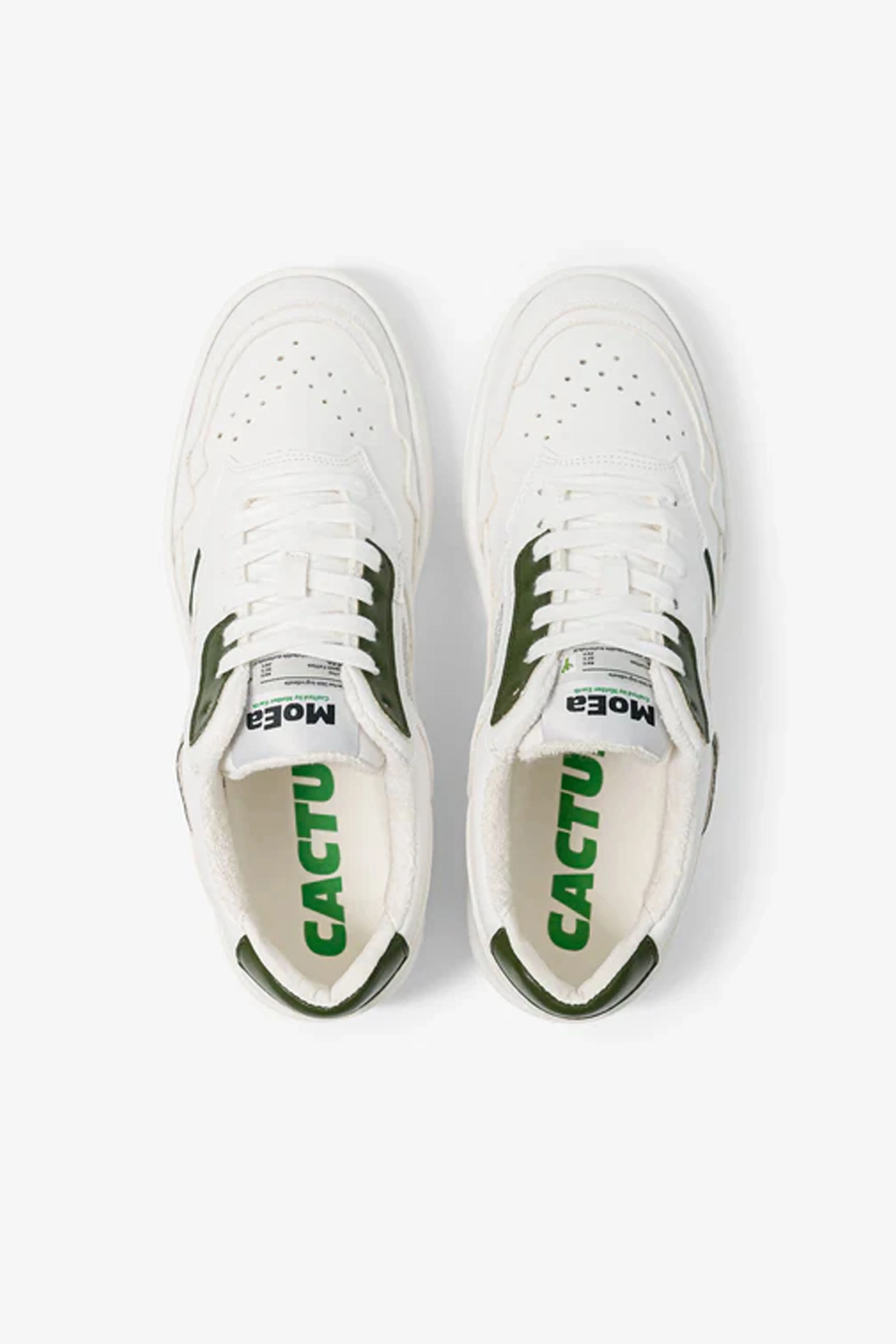 MoEa Gen1 Cactus White and Green Trainers