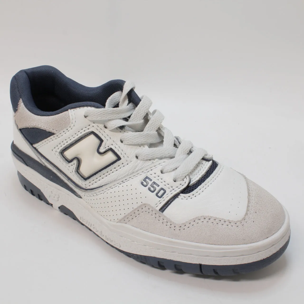 New Balance Bb550 White Navy Offwhite Uk Size 4