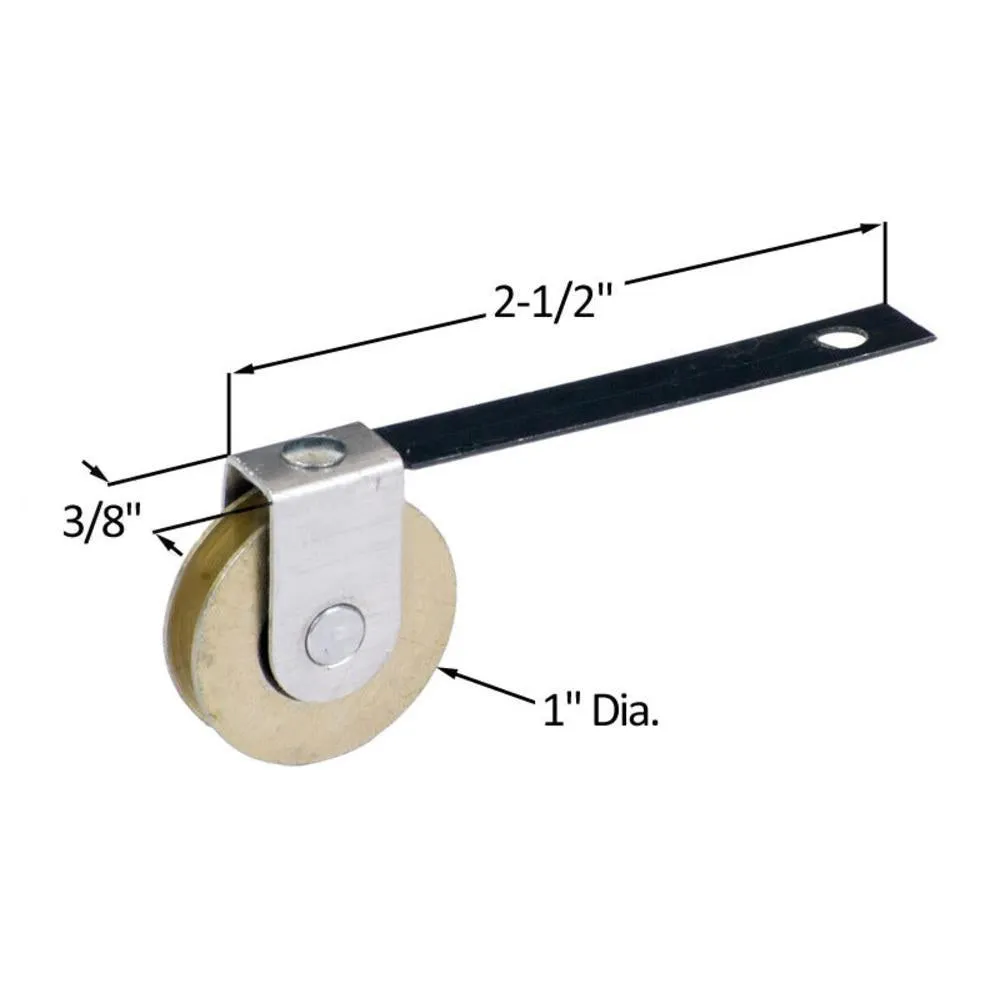 Patio Screen Door 1" Steel Center Groove Spring Tension Roller