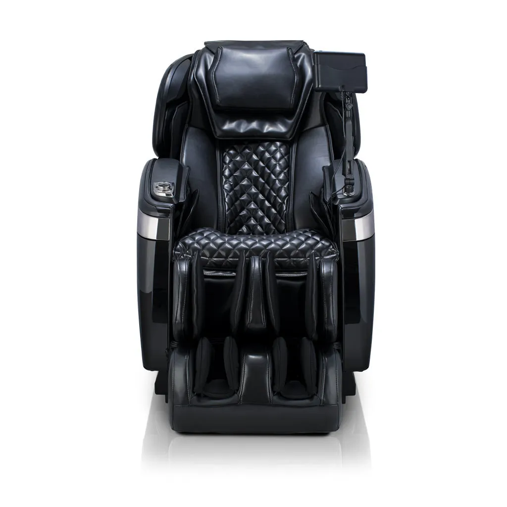 Qi™ XE Pro Massage Chair in Emerald Green and Cappuccino