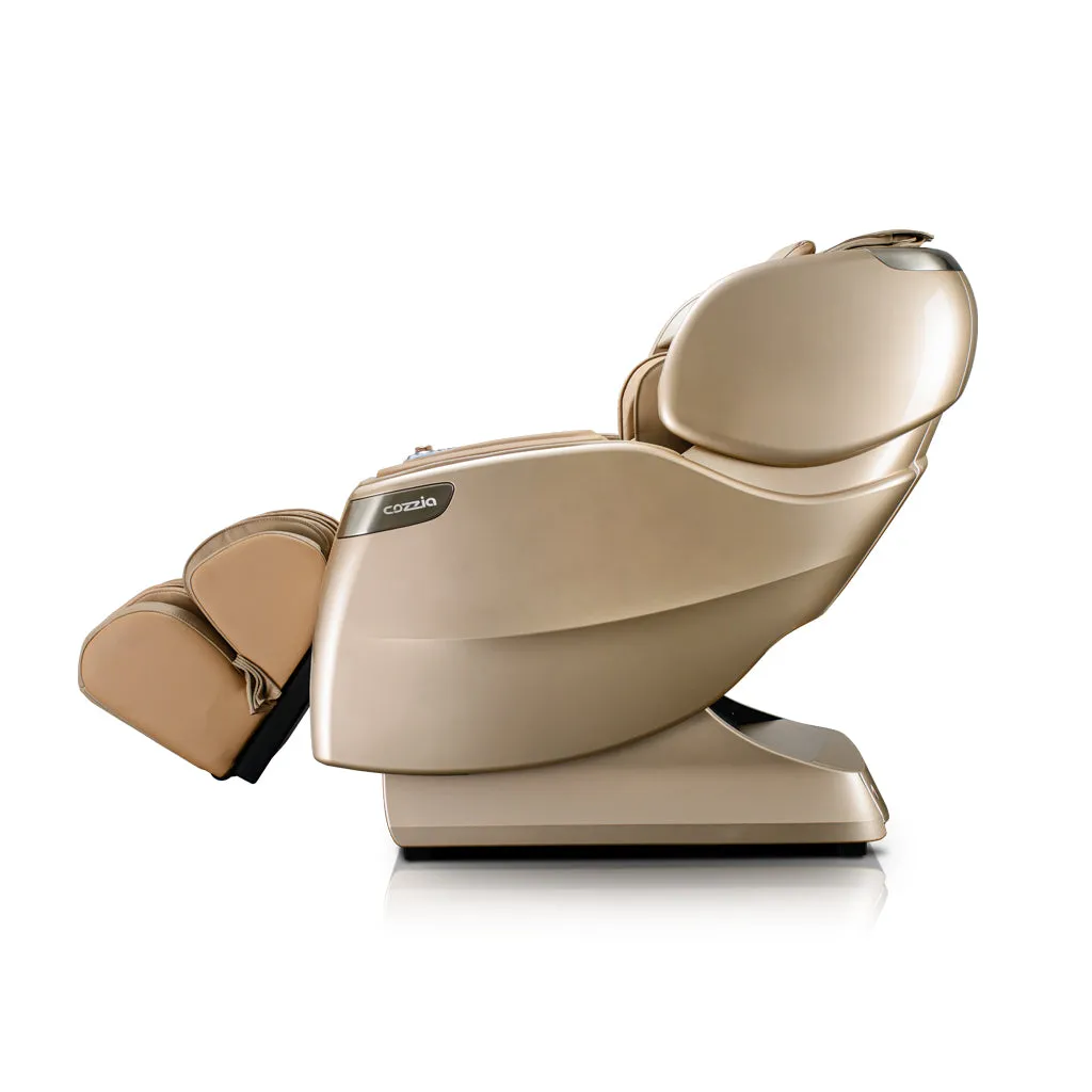 Qi™ XE Pro Massage Chair in Emerald Green and Cappuccino