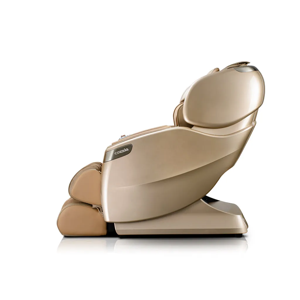 Qi™ XE Pro Massage Chair in Emerald Green and Cappuccino