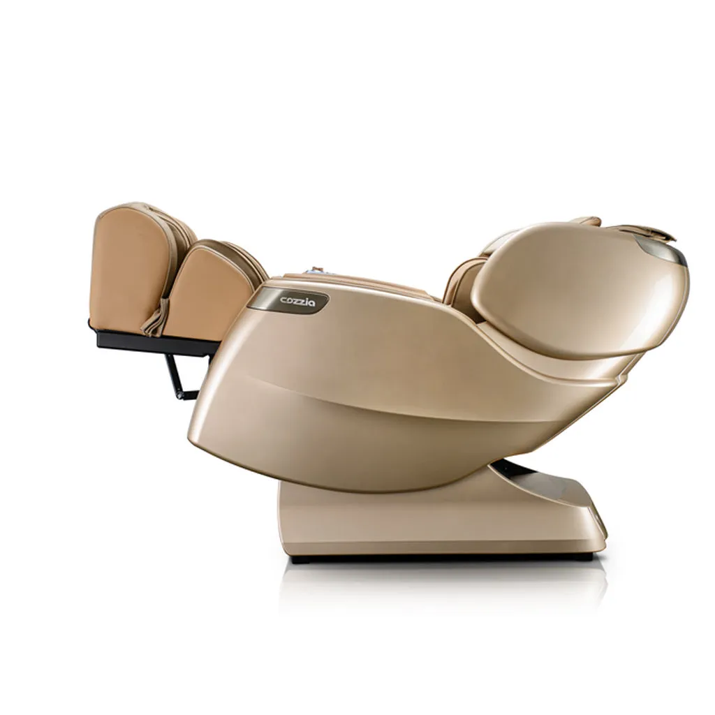 Qi™ XE Pro Massage Chair in Emerald Green and Cappuccino