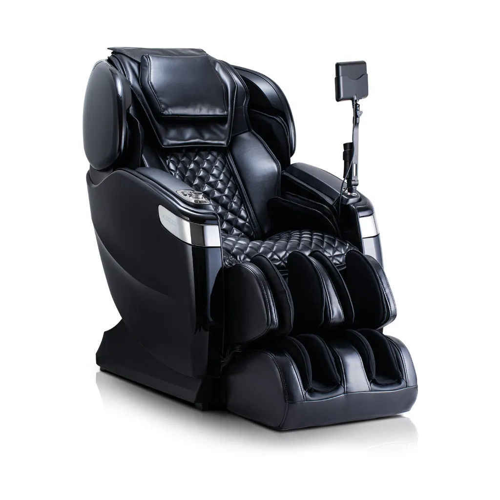 Qi™ XE Pro Massage Chair in Emerald Green and Cappuccino