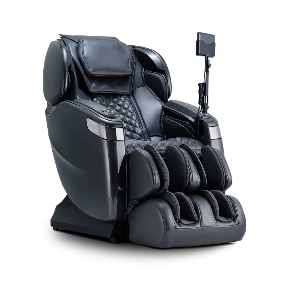 Qi™ XE Pro Massage Chair in Emerald Green and Cappuccino