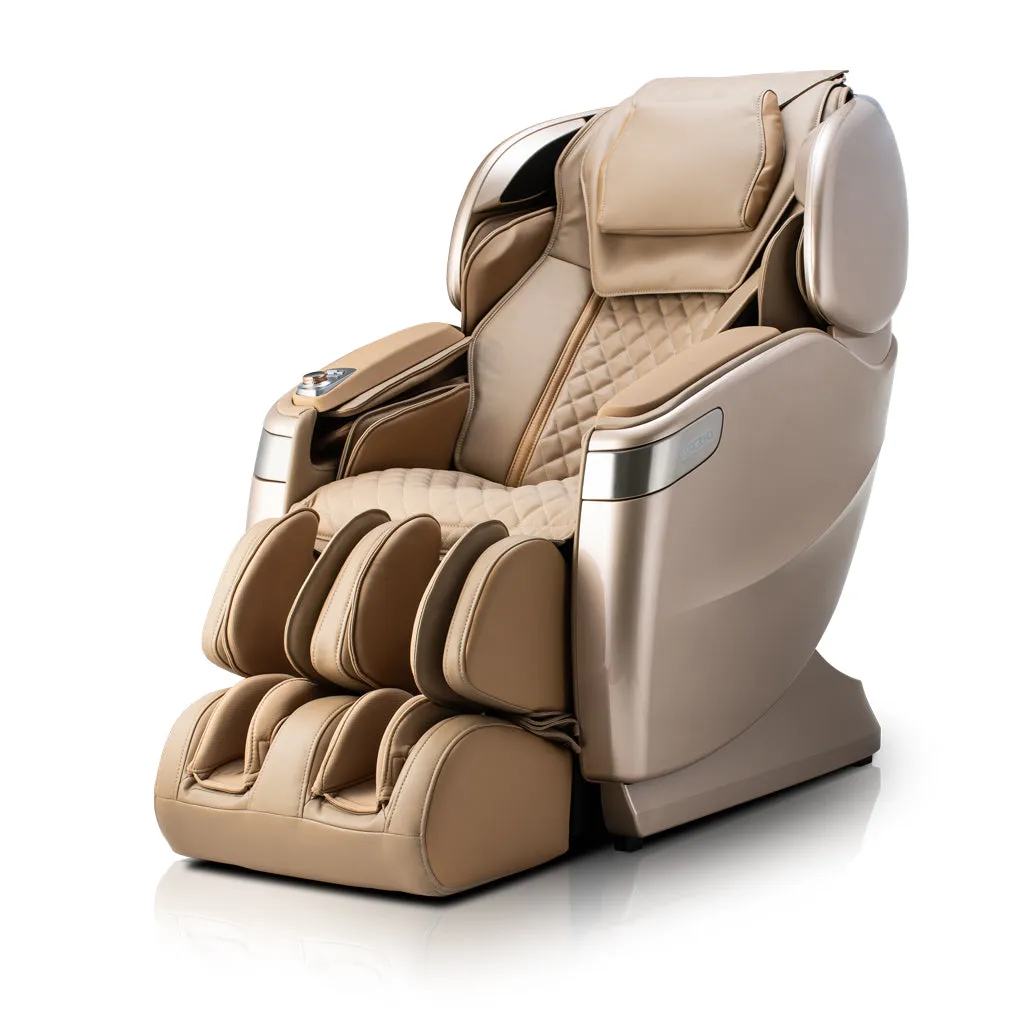 Qi™ XE Pro Massage Chair in Emerald Green and Cappuccino