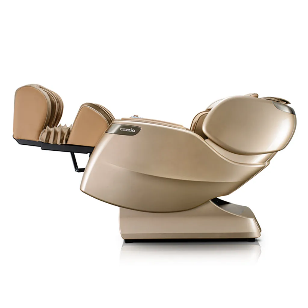 Qi™ XE Pro Massage Chair in Emerald Green and Cappuccino