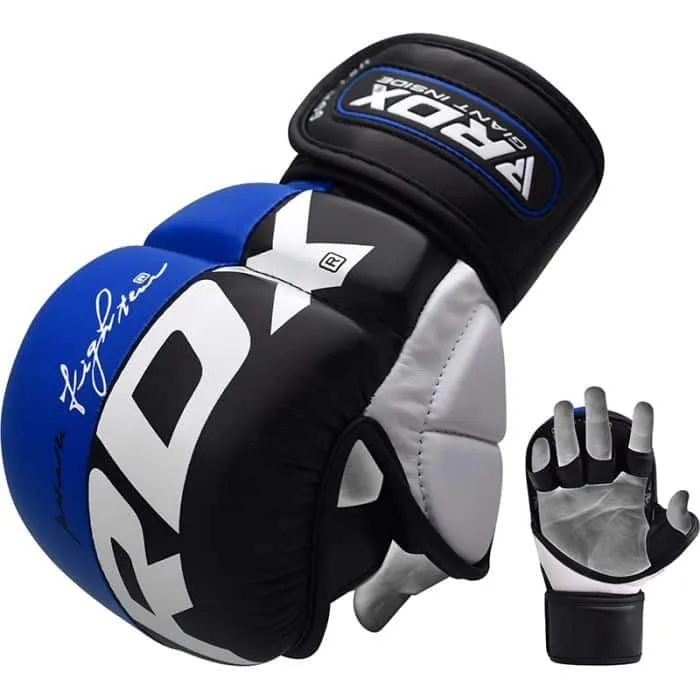 RDX Grappling Gloves Blue