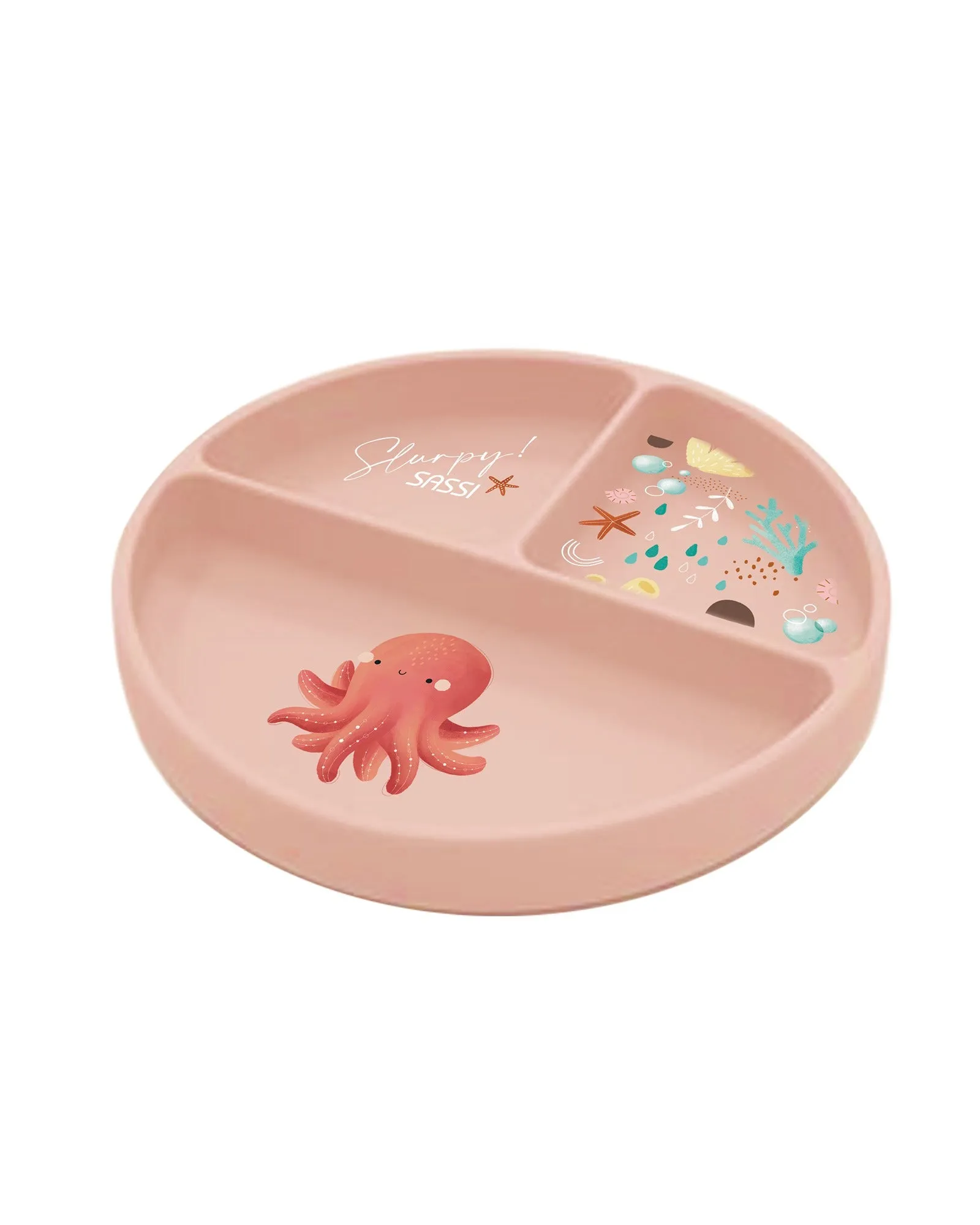 Sassi Silicone Meal Set Slurpy The Octopus