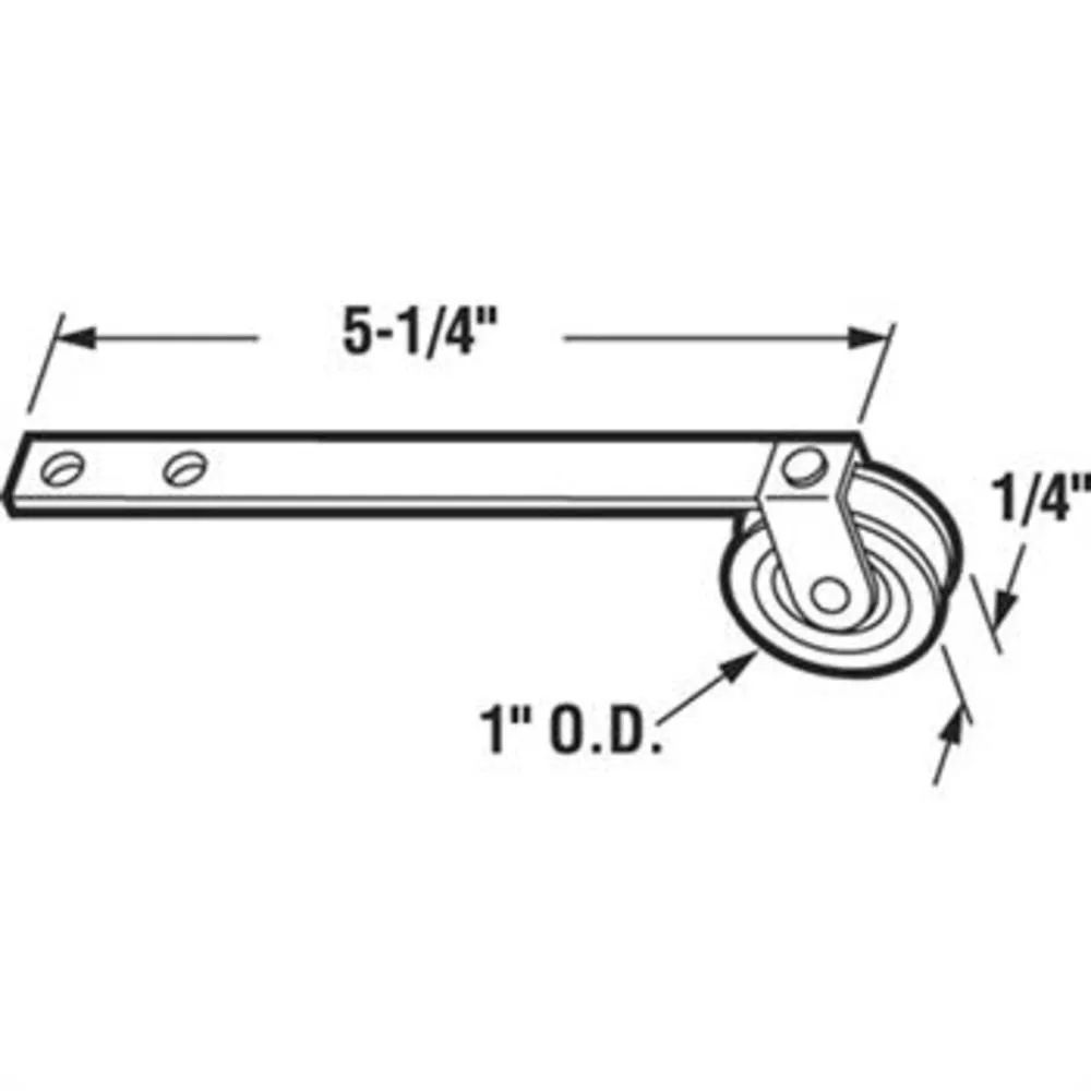 Sliding Patio Screen Door 1" Nylon Heat Treated Spring Tension Roller