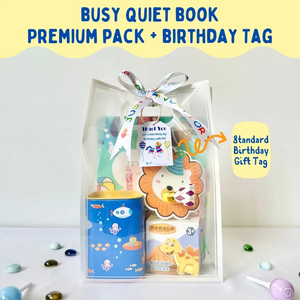 Toddler Busy Quiet Book Premium Goodie Bag