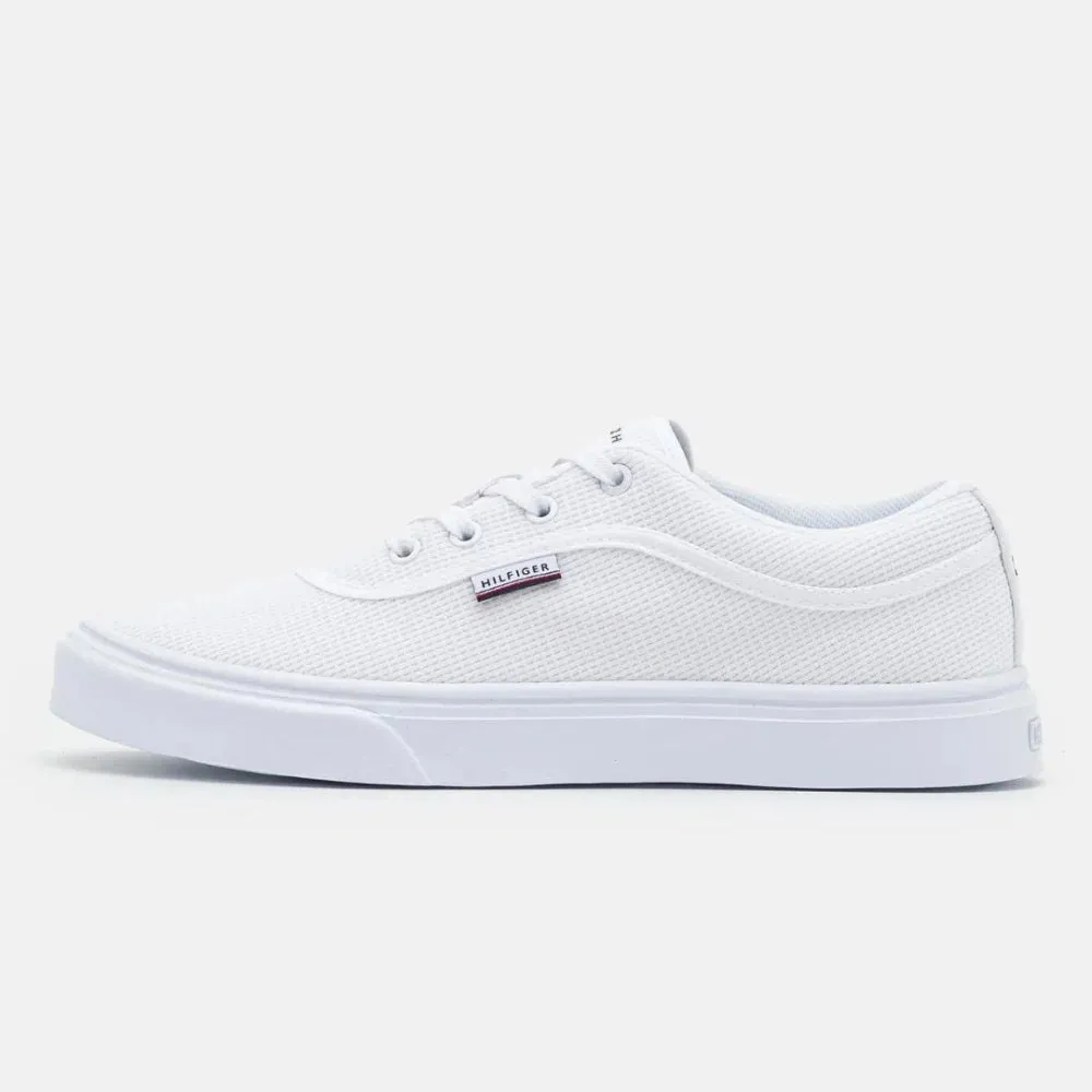 Tommy Hilfiger Core Lightweidht Waffle Mesh Sneaker - WHT