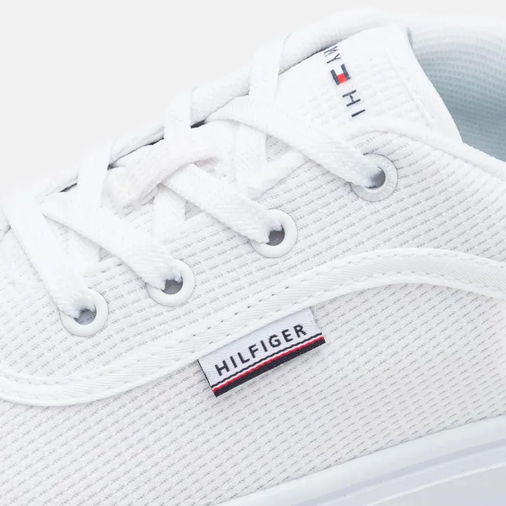 Tommy Hilfiger Core Lightweidht Waffle Mesh Sneaker - WHT