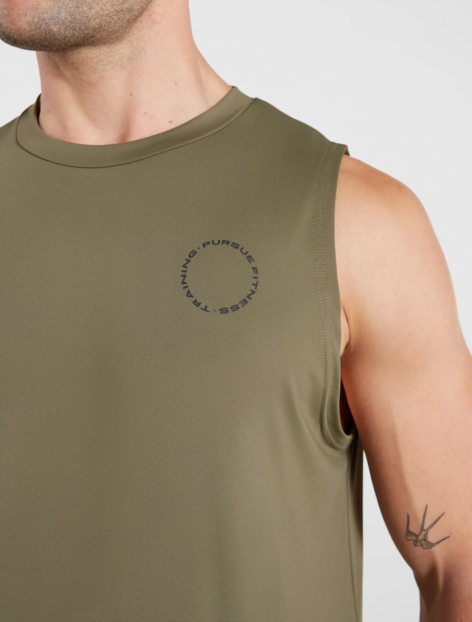 Training Club Relaxed Fit Tank - Dull Olive