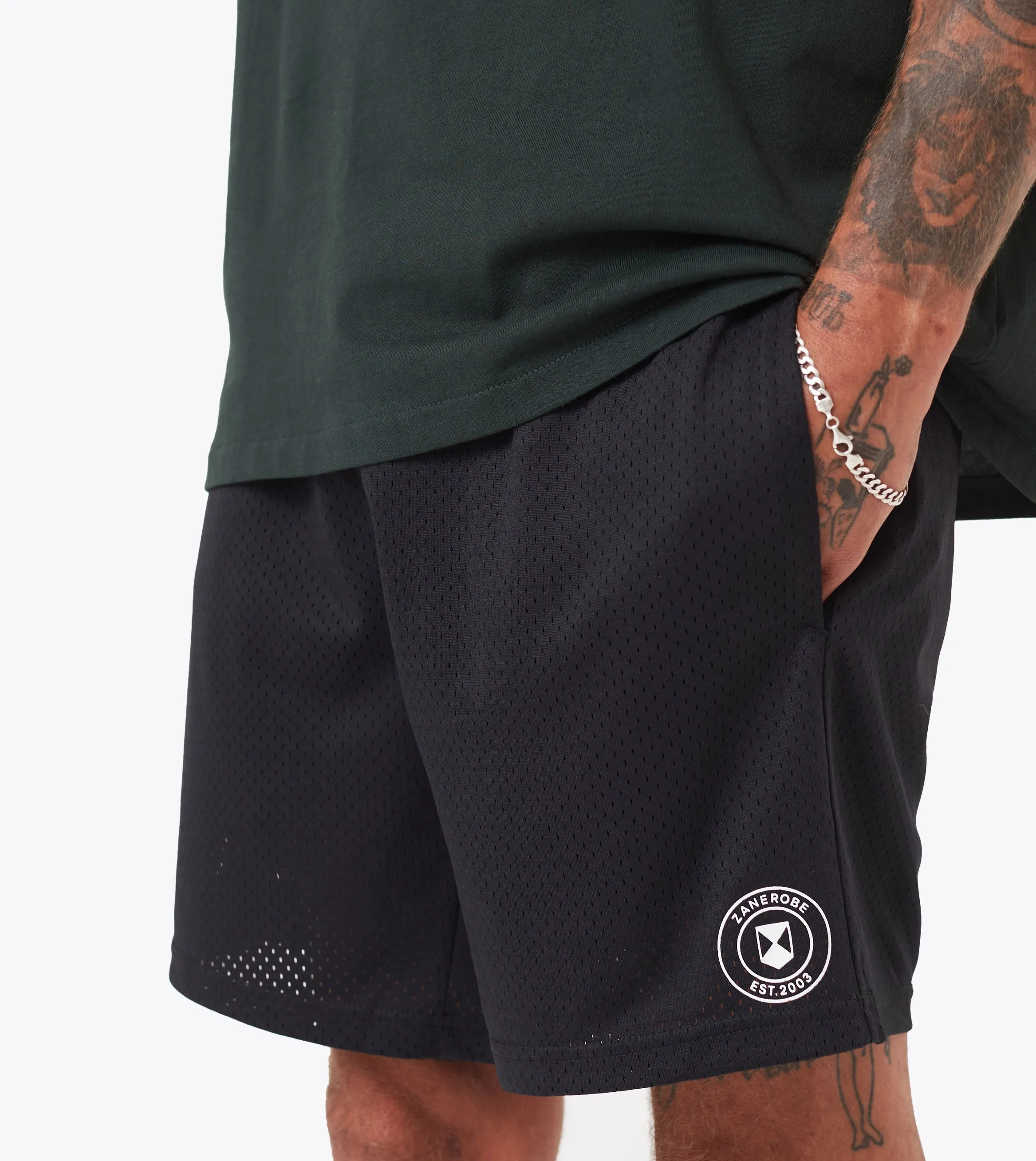 Training Mesh Short Black